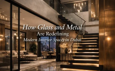 How Glass and Metal Are Redefining Modern Interior Spaces in Dubai